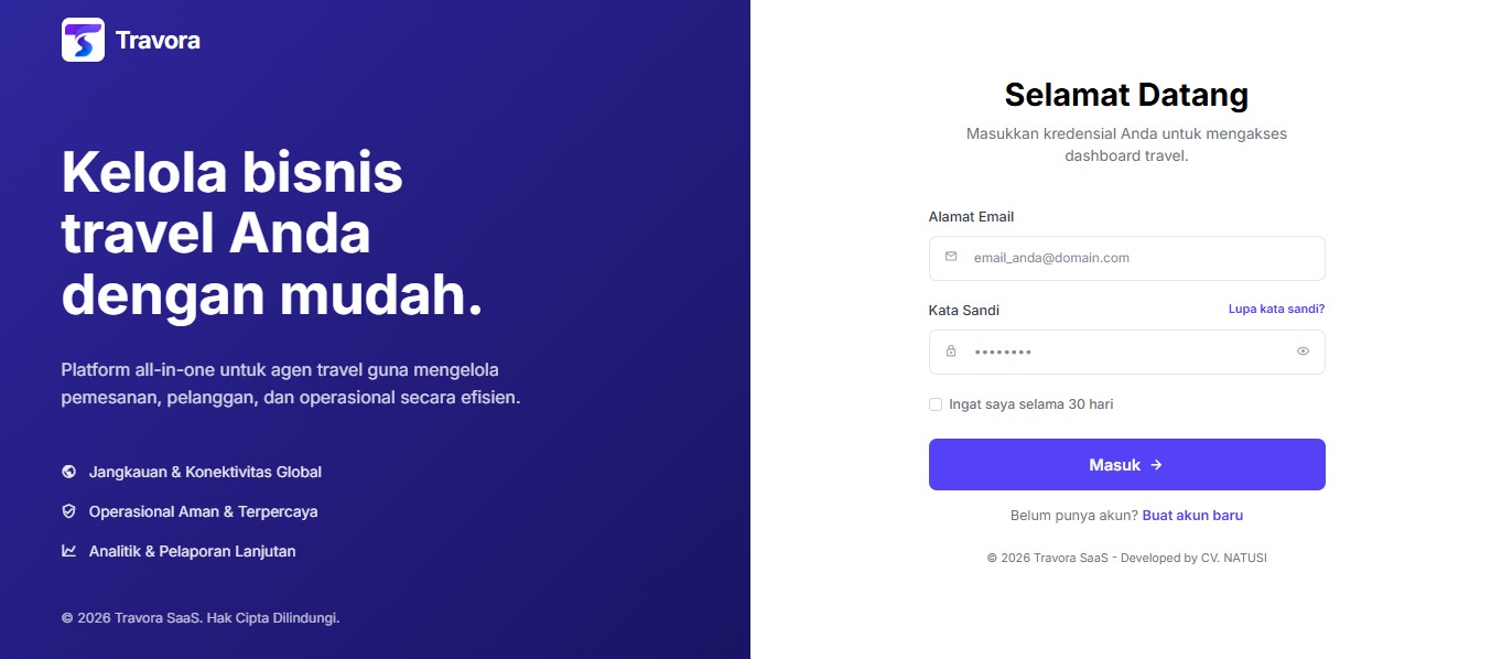 SaaS Travora Indonesia